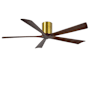 Matthews Fan Company Irene-5H 60" 5 Blade Indoor Ceiling Fan Brushed Brass
