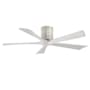 Matthews Fan Company Irene-5H 52" 5 Blade Indoor Ceiling Fan Barnwood Tone / Matte White