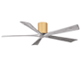 Matthews Fan Company Irene-5H 60" 5 Blade Indoor Ceiling Fan Light Maple / Barnwood Tone