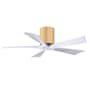 Matthews Fan Company Irene-5H 42" 5 Blade Indoor Ceiling Fan Light Maple / Matte White