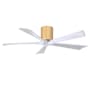 Matthews Fan Company Irene-5H 52" 5 Blade Indoor Ceiling Fan Light Maple / Matte White