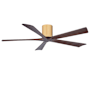 Matthews Fan Company Irene-5H 60" 5 Blade Indoor Ceiling Fan Light Maple / Walnut Tone