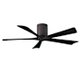 Matthews Fan Company Irene-5H 52" 5 Blade Indoor Ceiling Fan Textured Bronze / Matte Black