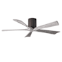 Matthews Fan Company Irene-5H 52" 5 Blade Indoor Ceiling Fan Textured Bronze / Barn Wood Tone