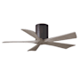 Matthews Fan Company Irene-5H 42" 5 Blade Indoor Ceiling Fan Textured Bronze / Gray Ash