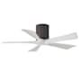 Matthews Fan Company Irene-5H 42" 5 Blade Indoor Ceiling Fan Textured Bronze / Matte White