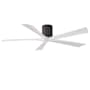 Matthews Fan Company Irene-5H 60" 5 Blade Indoor Ceiling Fan Textured Bronze / Matte White