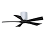 Matthews Fan Company Irene-5H 42" 5 Blade Indoor Ceiling Fan Gloss White / Matte Black