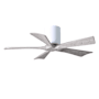 Matthews Fan Company Irene-5H 42" 5 Blade Indoor Ceiling Fan Gloss White / Barn Wood Tone