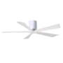 Matthews Fan Company Irene-5H 52" 5 Blade Indoor Ceiling Fan Gloss White / Matte White