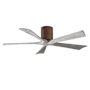 Matthews Fan Company Irene-5H 52" 5 Blade Indoor Ceiling Fan Walnut Tone / Barnwood Tone