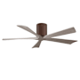 Matthews Fan Company Irene-5H 52" 5 Blade Indoor Ceiling Fan Walnut / Gray Ash