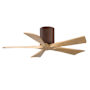 Matthews Fan Company Irene-5H 42" 5 Blade Indoor Ceiling Fan Walnut / Light Maple Tone