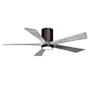Matthews Fan Company Irene-5HLK 52" 5 Blade Indoor Ceiling Fan Brushed Bronze / Barnwood Tone
