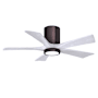 Matthews Fan Company Irene-5HLK 42" 5 Blade Indoor Ceiling Fan Brushed Bronze / Matte White