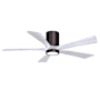 Matthews Fan Company Irene-5HLK 52" 5 Blade Indoor Ceiling Fan Brushed Bronze / Matte White