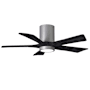 Matthews Fan Company Irene-5HLK 42" 5 Blade Indoor Ceiling Fan Brushed Nickel / Matte Black