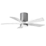 Matthews Fan Company Irene-5HLK 42" 5 Blade Indoor Ceiling Fan Brushed Nickel / Matte White
