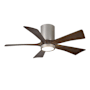 Matthews Fan Company Irene-5HLK 42" 5 Blade Indoor Ceiling Fan Brushed Nickel
