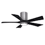 Matthews Fan Company Irene-5HLK 42" 5 Blade Indoor Ceiling Fan Brushed Pewter / Matte Black