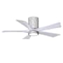 Matthews Fan Company Irene-5HLK 42" 5 Blade Indoor Ceiling Fan Barnwood Tone / Matte White