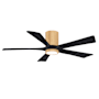 Matthews Fan Company Irene-5HLK 52" 5 Blade Indoor Ceiling Fan Light Maple / Matte Black