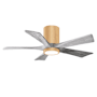 Matthews Fan Company Irene-5HLK 42" 5 Blade Indoor Ceiling Fan Light Maple / Barnwood