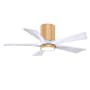 Matthews Fan Company Irene-5HLK 42" 5 Blade Indoor Ceiling Fan Light Maple / Matte White