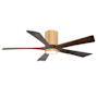 Matthews Fan Company Irene-5HLK 52" 5 Blade Indoor Ceiling Fan Light Maple / Walnut Tone