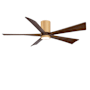Matthews Fan Company Irene-5HLK 60" 5 Blade Indoor Ceiling Fan Light Maple / Walnut Tone