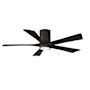Matthews Fan Company Irene-5HLK 52" 5 Blade Indoor Ceiling Fan Textured Bronze / Matte Black