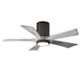 Matthews Fan Company Irene-5HLK 42" 5 Blade Indoor Ceiling Fan Textured Bronze / Barn Wood Tone