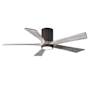 Matthews Fan Company Irene-5HLK 52" 5 Blade Indoor Ceiling Fan Textured Bronze / Barn Wood Tone