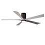 Matthews Fan Company Irene-5HLK 60" 5 Blade Indoor Ceiling Fan Textured Bronze / Barn Wood Tone
