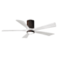 Matthews Fan Company Irene-5HLK 52" 5 Blade Indoor Ceiling Fan Textured Bronze / Matte White