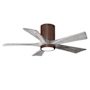 Matthews Fan Company Irene-5HLK 42" 5 Blade Indoor Ceiling Fan Walnut Tone / Barnwood Tone