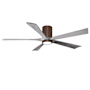 Matthews Fan Company Irene-5HLK 60" 5 Blade Indoor Ceiling Fan Walnut Tone / Barnwood Tone