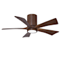 Matthews Fan Company Irene-5HLK 42" 5 Blade Indoor Ceiling Fan Walnut Tone / Walnut Tone