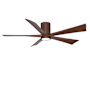 Matthews Fan Company Irene-5HLK 60" 5 Blade Indoor Ceiling Fan Walnut Tone / Walnut Tone
