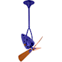 Matthews Fan Company Jarold Direcional 16" 3 Blade Indoor Ceiling Fan with Wall Control Blue