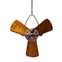 Matthews Fan Company Jarold Direcional 16" 3 Blade Indoor Ceiling Fan with Wall Control Brushed Nickel (Damp Location)