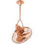 Matthews Fan Company Jarold Direcional 13" 3 Blade Indoor Ceiling Fan Brushed Copper