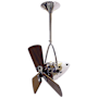 Matthews Fan Company Jarold Direcional 16" 3 Blade Indoor Ceiling Fan with Wall Control Chrome (Damp Location)