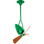 Matthews Fan Company Jarold Direcional 16" 3 Blade Indoor Ceiling Fan with Wall Control Green