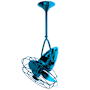 Matthews Fan Company Jarold Direcional 13" 3 Blade Indoor Ceiling Fan Light Blue