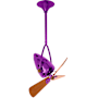 Matthews Fan Company Jarold Direcional 16" 3 Blade Indoor Ceiling Fan with Wall Control Light Purple