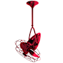 Matthews Fan Company Jarold Direcional 13" 3 Blade Indoor Ceiling Fan Red