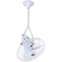 Matthews Fan Company Jarold Direcional 13" 3 Blade Indoor Ceiling Fan White
