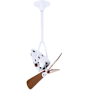 Matthews Fan Company Jarold Direcional 16" 3 Blade Indoor Ceiling Fan with Wall Control White