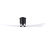 Matthews Fan Company Lindsay 52" 2 Blade Indoor LED Ceiling Fan with Remote Control Matte Black / Matte White